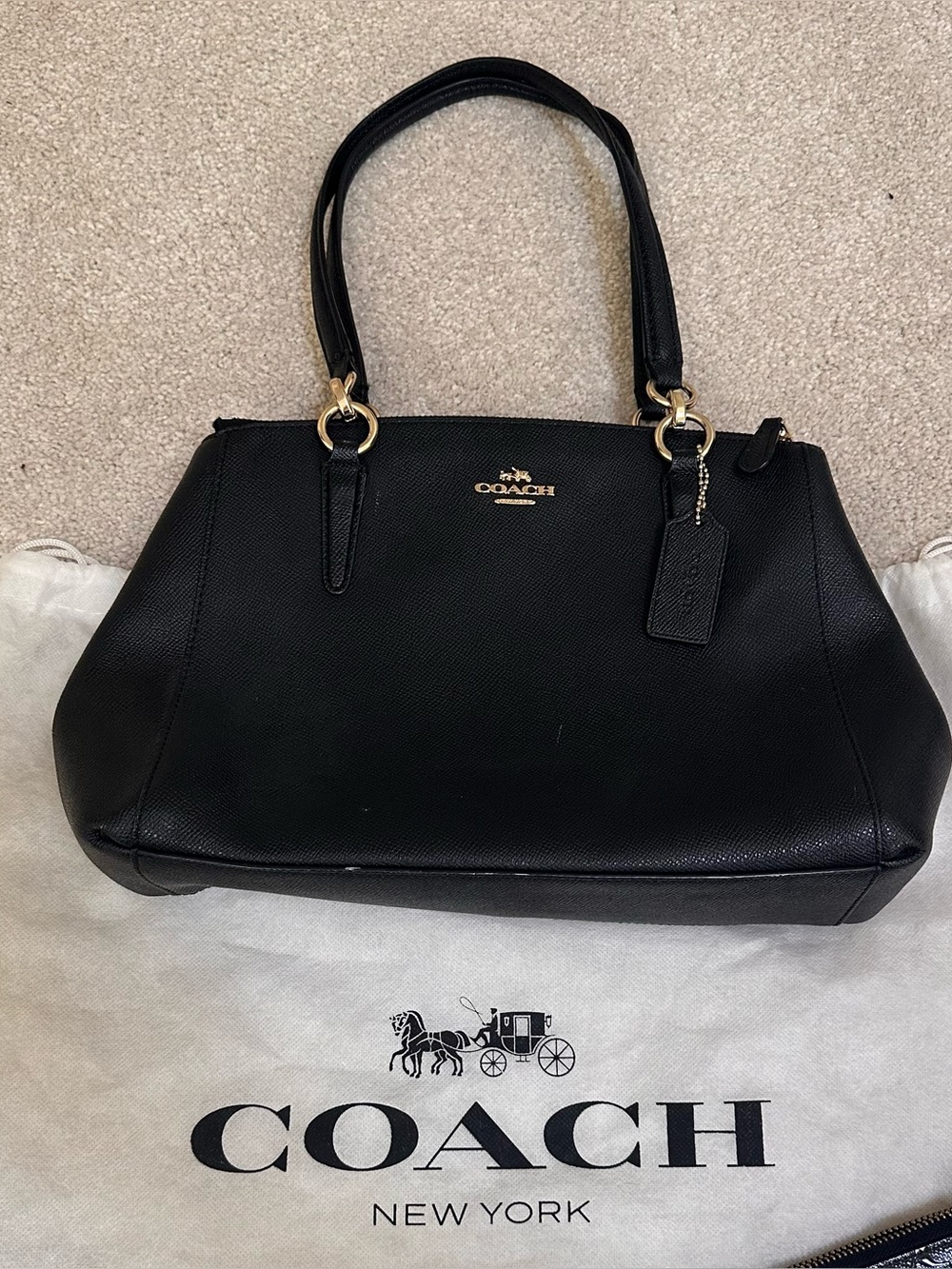 Black Coach Shoulder Bag